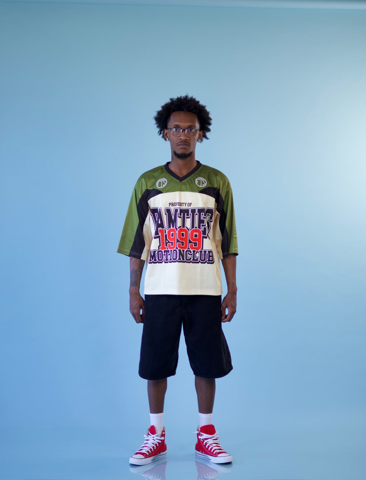 Olive Multi-Color Jersey