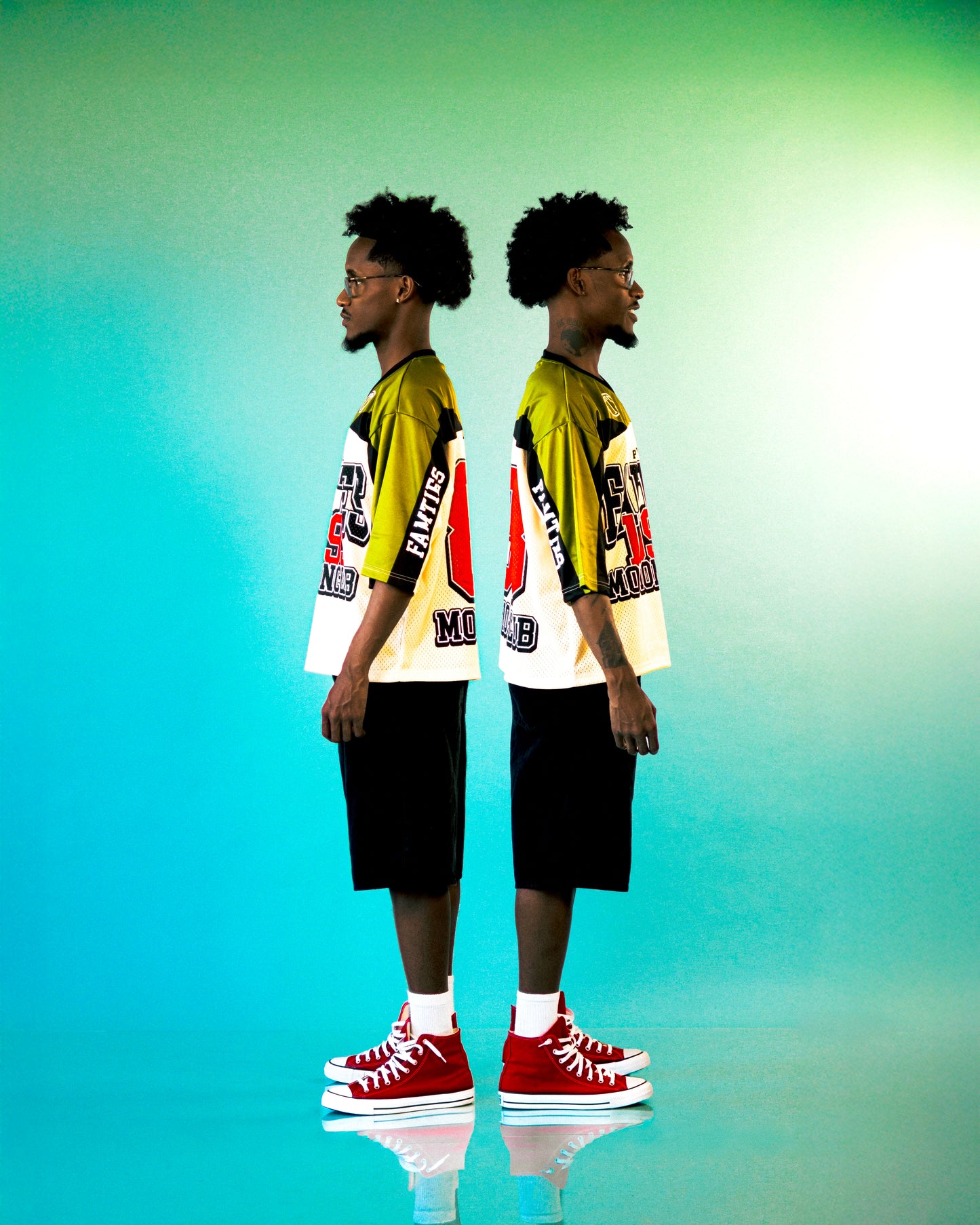 Olive Multi-Color Jersey